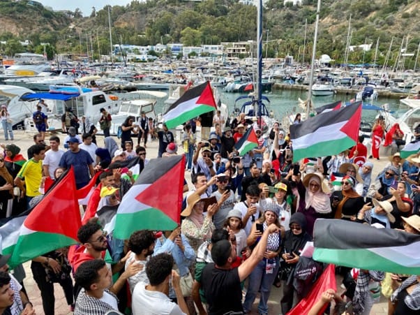 Tunisia Sambut Kedatangan Konvoi Global Sumud Flotilla dari Spanyol, Siap Berlayar Menuju Gaza