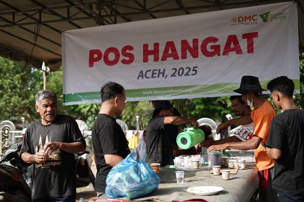 Pos Hangat Hadir Lengkapi Kebutuhan Pangan Pengungsi di Meunasah Kapa, Bireuen – Aceh