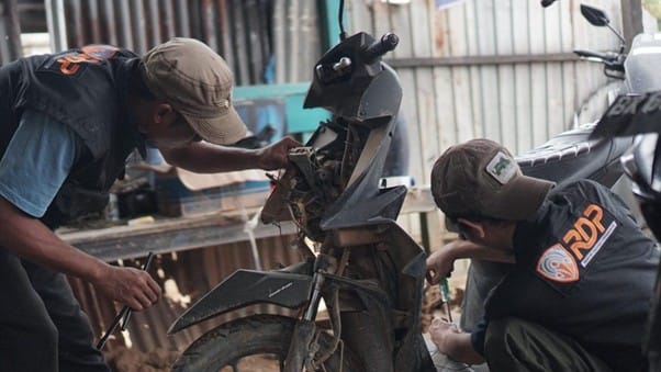 Bantu Pulihkan Transportasi Warga Tapanuli Tengah, Dompet Dhuafa Gelar Servis Motor Gratis